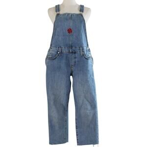 Vintage Y2K Lucky Brand Dungarees - Denim Overalls - Carpenter Grunge Utility